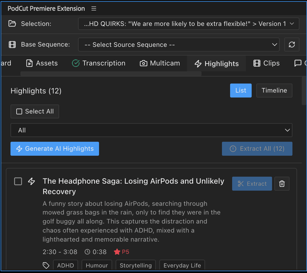 Premiere Pro Extension